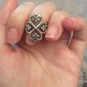 James Avery ring (adorned hearts ring)